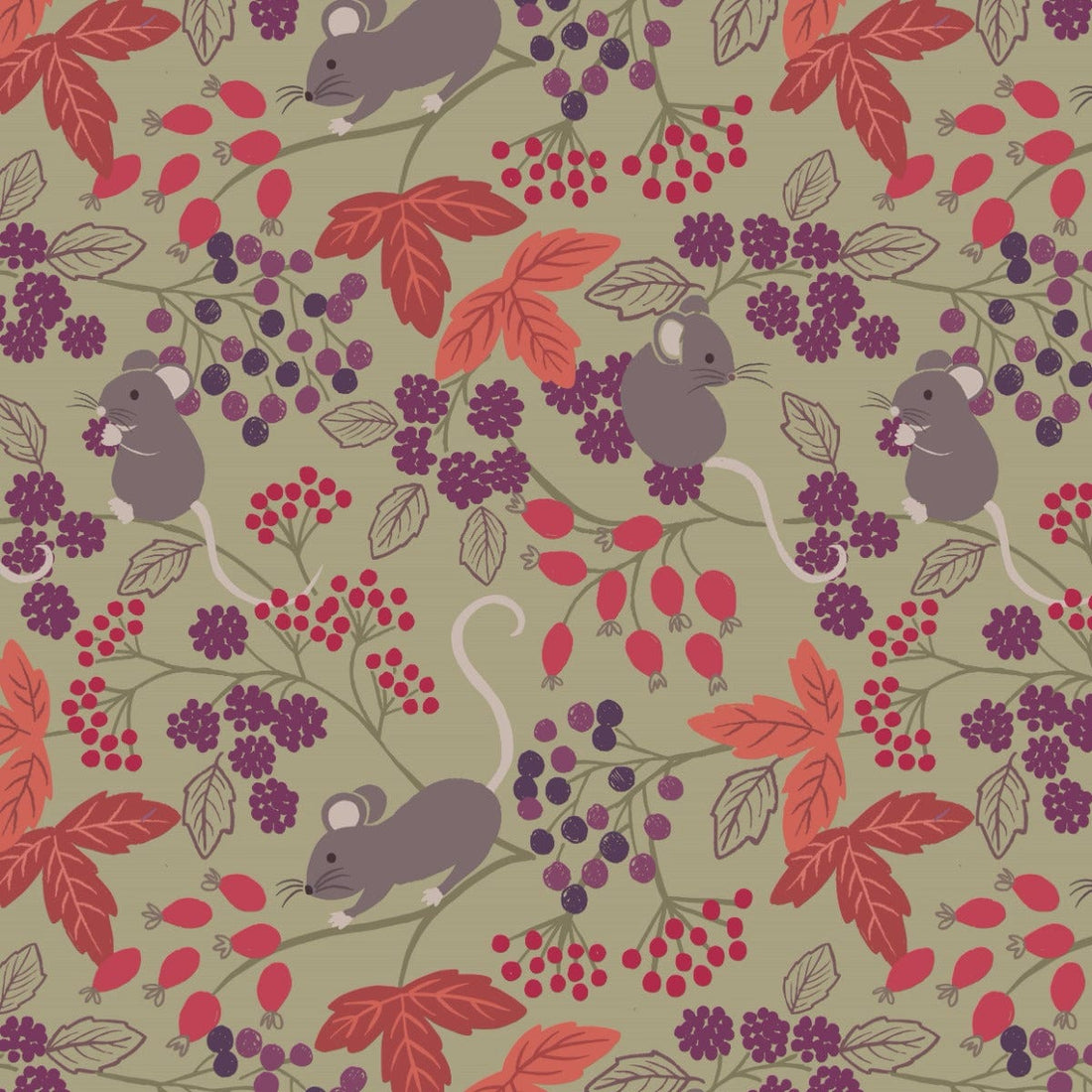 Lewis and Irene Fabric Lewis and Irene Autumn Fields Reloved  - The Sewing Studio