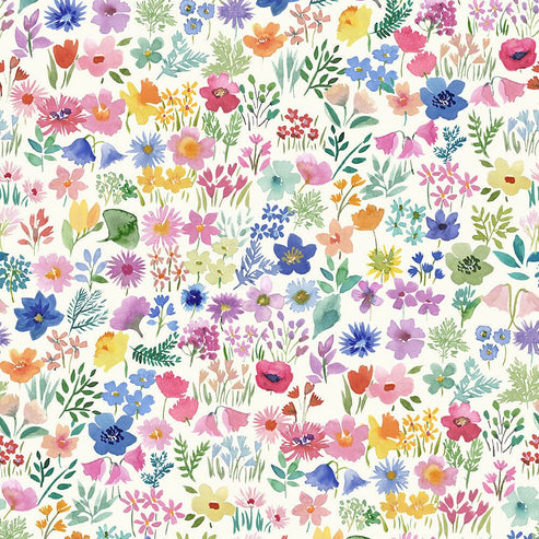 Lewis and Irene Fabric Lewis and Irene Bluebellgray Flowers  - The Sewing Studio