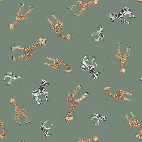 Lewis and Irene Fabric Lewis and Irene Small Things Wild Animals  - The Sewing Studio