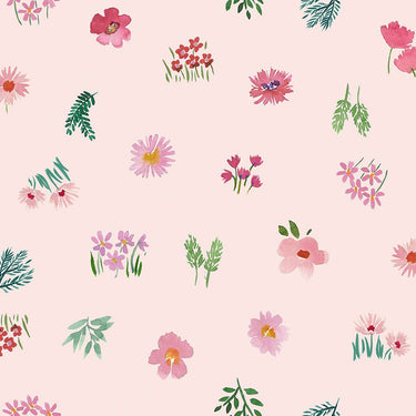 Lewis and Irene Fabric Lewis And Irene Bluebellgray Flowers Dancing Flowers Petal BG045  - The Sewing Studio for sale UK - The Sewing Studio