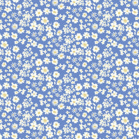 Lewis and Irene Fabric Lewis And Irene Bluebellgray Flowers Ditsy Cornflower BG042  - The Sewing Studio