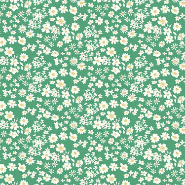 Lewis and Irene Fabric Lewis And Irene Bluebellgray Flowers Ditsy Grass BG041  - The Sewing Studio for sale UK - The Sewing Studio