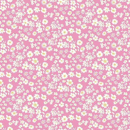 Lewis and Irene Fabric Lewis And Irene Bluebellgray Flowers Ditsy Rose BG040  - The Sewing Studio