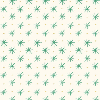 Lewis and Irene Fabric Lewis And Irene Bluebellgray Flowers Stars Grass BG038  - The Sewing Studio