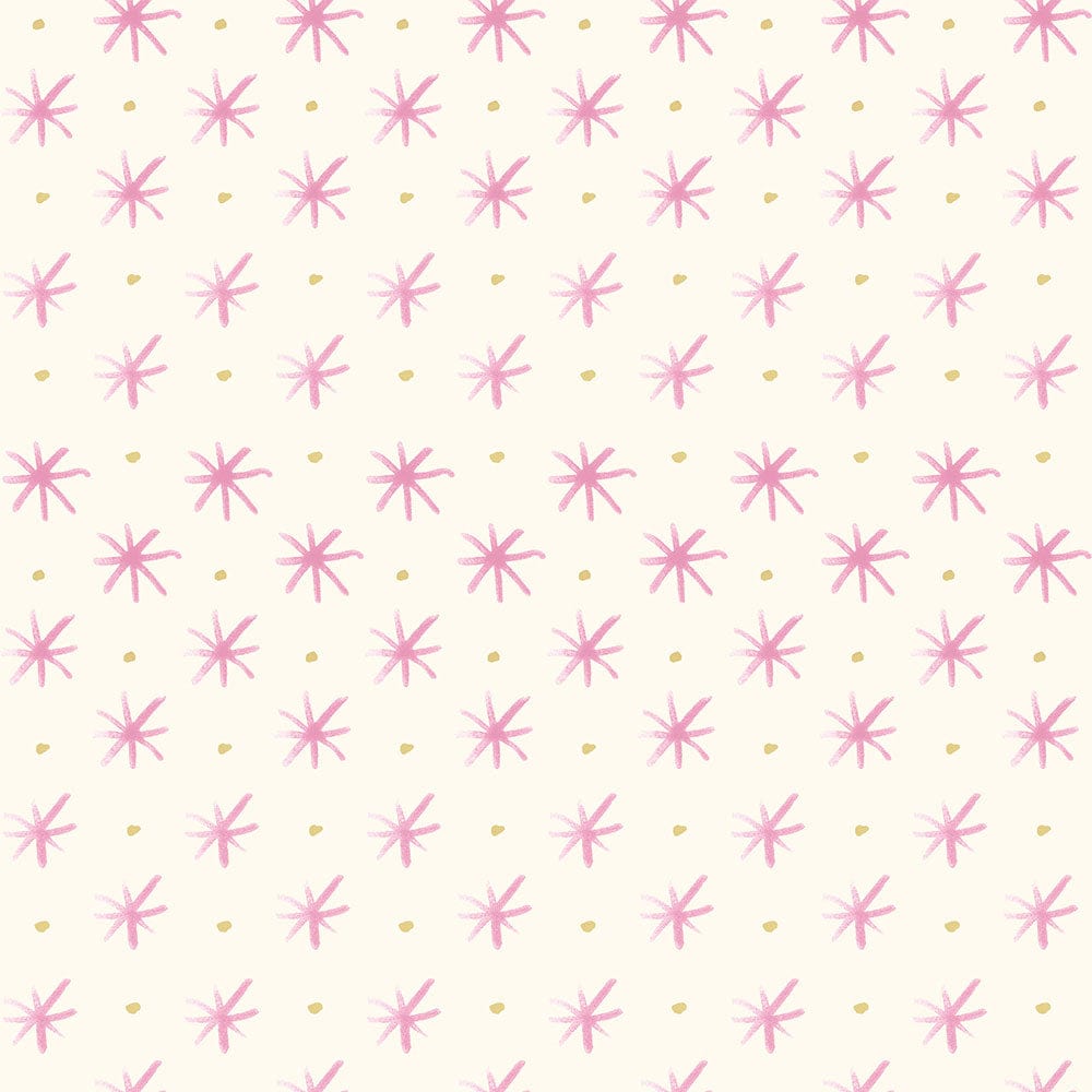 Lewis and Irene Fabric Lewis And Irene Bluebellgray Flowers Stars Rose BG037  - The Sewing Studio