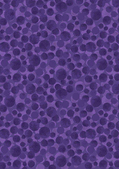 Lewis and Irene Fabric Lewis and Irene Bumbleberries Halloween Purple BB346  - The Sewing Studio