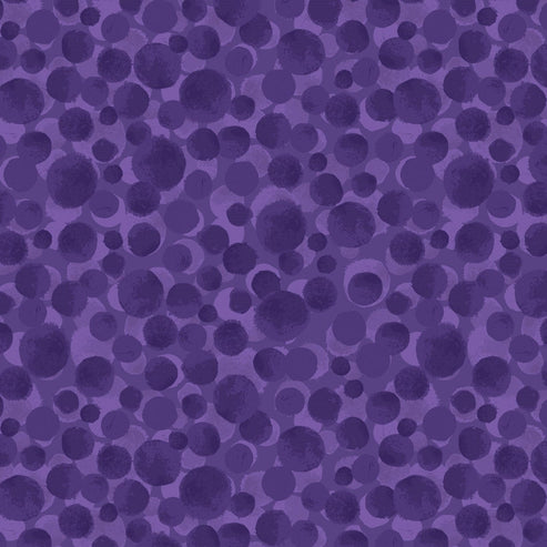 Lewis and Irene Fabric Lewis and Irene Bumbleberries Halloween Purple BB346  - The Sewing Studio