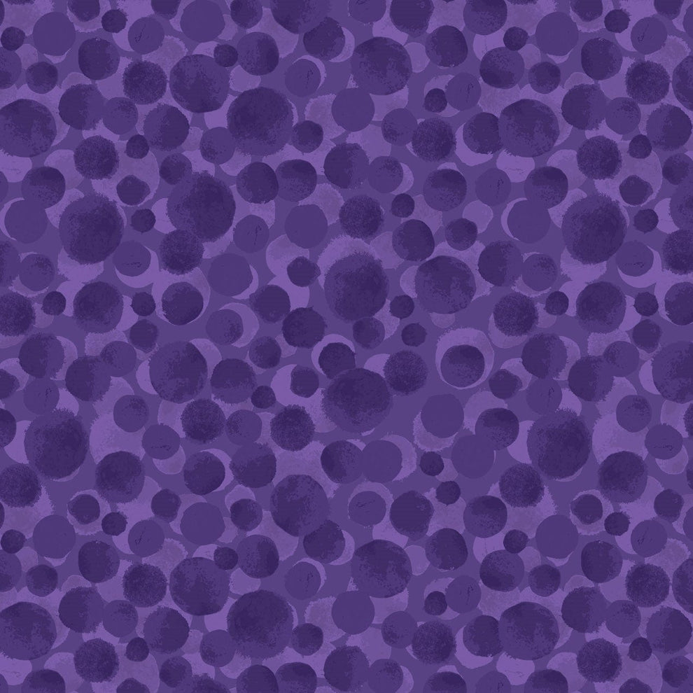 Lewis and Irene Fabric Lewis and Irene Bumbleberries Halloween Purple BB346  - The Sewing Studio