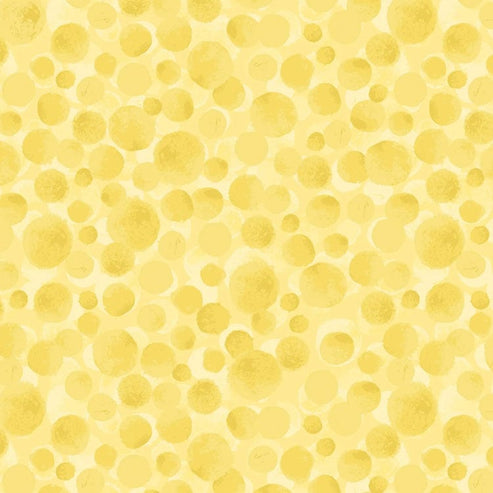 Lewis and Irene Fabric Lewis And Irene Bumbleberries Lemon BB05  - The Sewing Studio