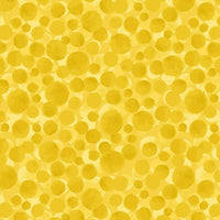 Lewis and Irene Fabric Lewis And Irene Bumbleberries Sunshine Yellow BB013  - The Sewing Studio