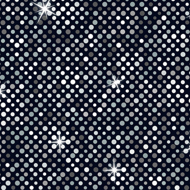 Lewis and Irene Fabric Lewis And Irene Disco Black And Grey Big Glitter With Silver Metallic A841-3  - The Sewing Studio for sale UK - The Sewing Studio