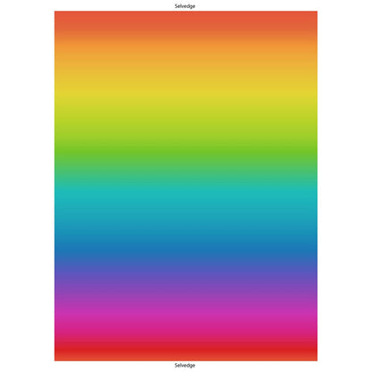 Lewis and Irene Fabric Lewis And Irene Fabric Ombre Bright Rainbow A444.1  - The Sewing Studio