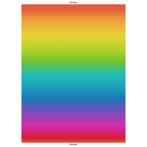 Lewis and Irene Fabric Lewis And Irene Fabric Ombre Bright Rainbow A444.1  - The Sewing Studio