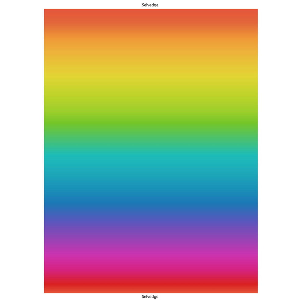 Lewis and Irene Fabric Lewis And Irene Fabric Ombre Bright Rainbow A444.1  - The Sewing Studio