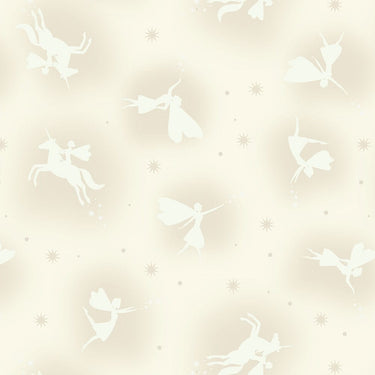 Lewis and Irene Fabric Lewis And Irene Glow Fairies Glow Fairies On Cream A870-1  - The Sewing Studio for sale UK - The Sewing Studio