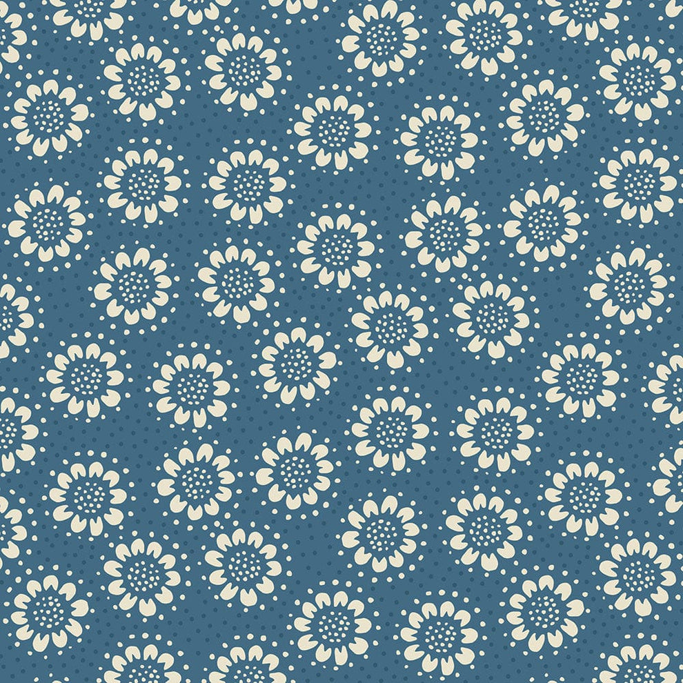 Lewis and Irene Fabric Lewis And Irene Hajime Allover Flower SH12  - The Sewing Studio