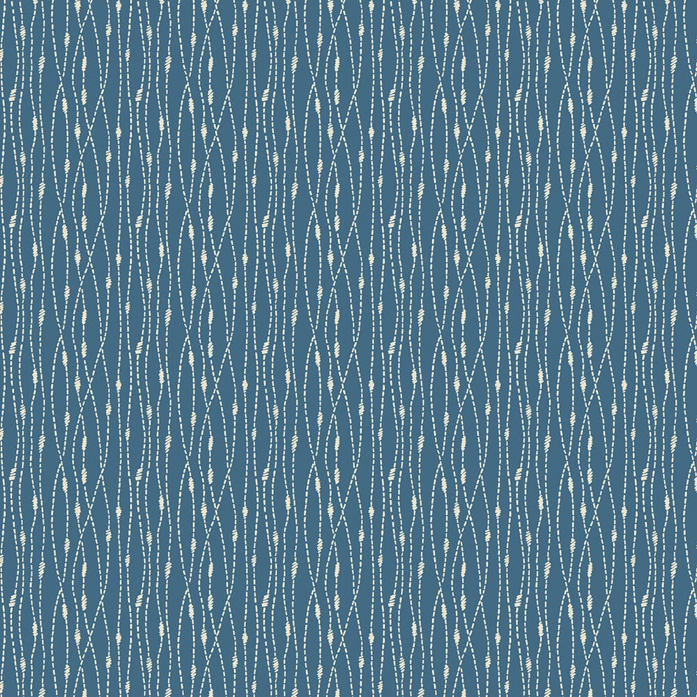 Lewis and Irene Fabric Lewis And Irene Hajime Stitch Stripe SH4  - The Sewing Studio