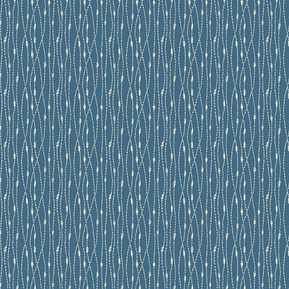 Lewis and Irene Fabric Lewis And Irene Hajime Stitch Stripe SH4  - The Sewing Studio