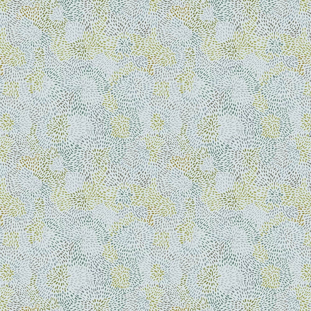 Lewis and Irene Fabric Lewis And Irene Nature Trail Moss Texture Blues A847-3  - The Sewing Studio