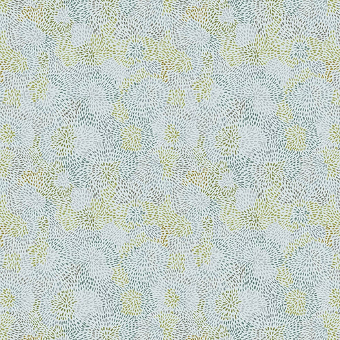 Lewis and Irene Fabric Lewis And Irene Nature Trail Moss Texture Blues A847-3  - The Sewing Studio