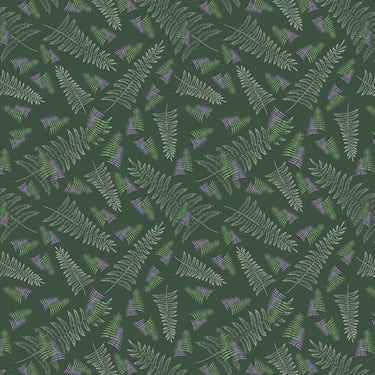 Lewis and Irene Fabric Lewis And Irene Norwegian Forest Dream Bregner Dark Green AC2-3  - The Sewing Studio for sale UK - The Sewing Studio