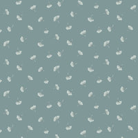 Lewis and Irene Fabric Lewis And Irene The Water Gardens Ginkgo Cascade Dusky Teal CC40-3  - The Sewing Studio