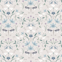 Lewis and Irene Fabric Lewis And Irene The Water Gardens Graceful Reflecfons Pale Truffle CC36-1  - The Sewing Studio