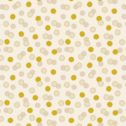 Lewis and Irene Fabric Lewis And Irene Year Of The Dragon Metallic Cream And Gold Cosmos A863-1  - The Sewing Studio