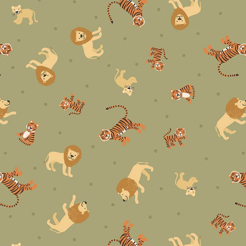 Lewis and Irene Fabric Lewis and Irene Small Things Wild Animals  - The Sewing Studio