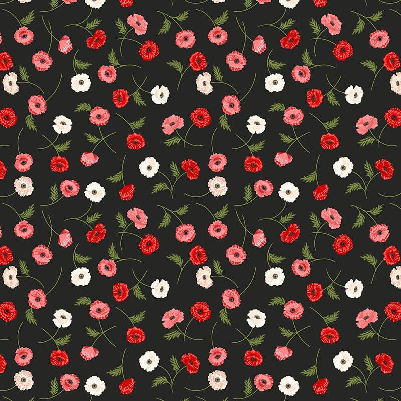 Lewis and Irene Fabric Lewis and Irene Poppies  - The Sewing Studio