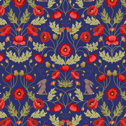 Lewis and Irene Fabric Lewis and Irene Poppies  - The Sewing Studio