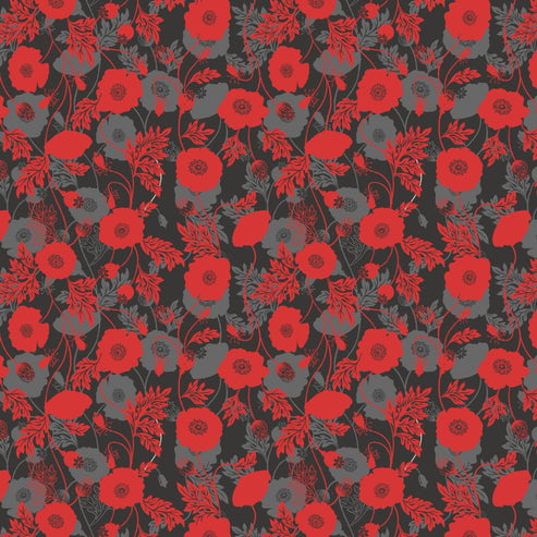 Lewis and Irene Fabric Lewis and Irene Poppies  - The Sewing Studio