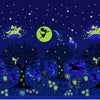 Lewis And Irene Glow Fairies Fairy Glow Dusk Double Edge Border A867-2 Glow in Dark Areas Image