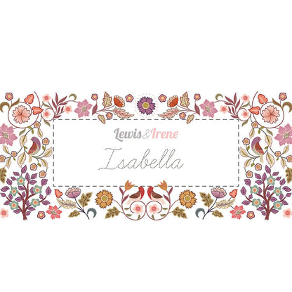 Lewis And Irene Isabella Spiced Plums A851-1 Swatch Image