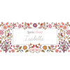 Lewis And Irene Isabella Bramley Floral On Dark Linen A852-1 Swatch Image