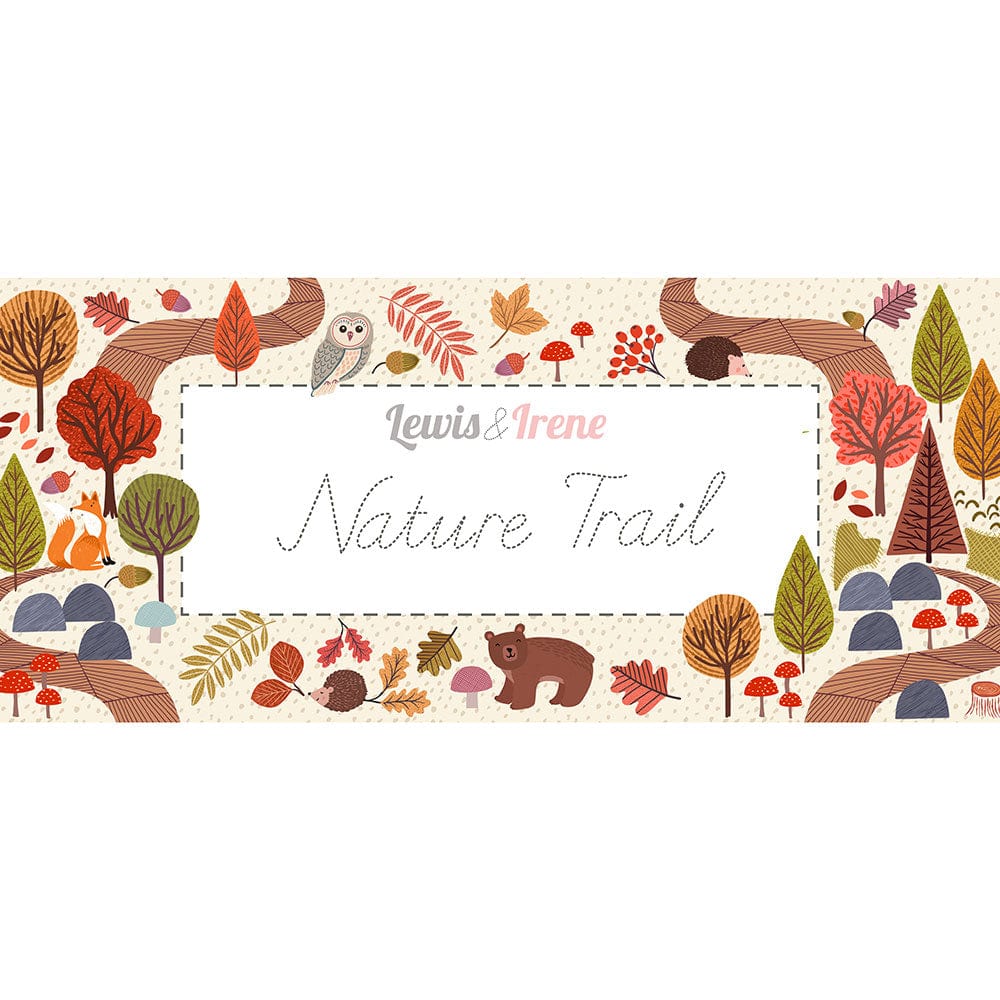 Lewis And Irene Nature Trail Leafy Trail On Green A848-3 Swatch Image