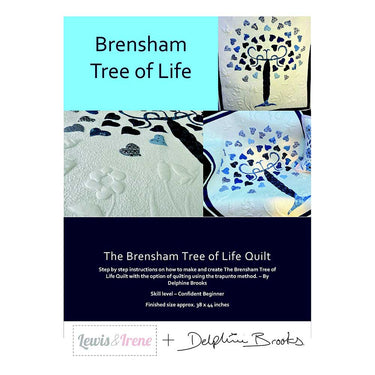 Lewis and Irene Patterns The Brensham Tree of Life Quilt Pattern  - The Sewing Studio for sale UK - The Sewing Studio