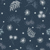 Lewis And Irene Secret Winter Garden Frosted On Dark Blue Flannel F659-3 Main Image