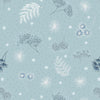 Lewis And Irene Secret Winter Garden Frosted On Mist Blue Flannel F659-2 Main Image