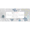 Lewis And Irene Secret Winter Garden Frosted On Dark Blue Flannel F659-3 Swatch Image