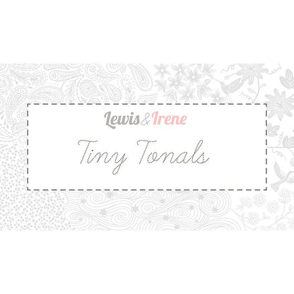 Lewis And Irene Tiny Tonals Starry Swirls Grey On Grey TT15-3 Range Image