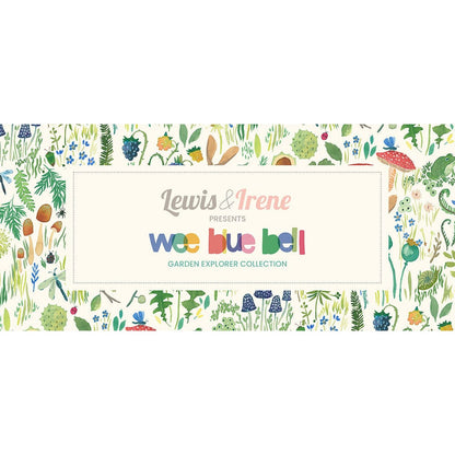 Lewis And Irene Wee Bluebell Garden Explorer Kids Picnic Grass WB024 Swatch Image