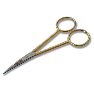 Madeira Scissors Curved Gold Plated Embroidery Scissors 12cm  - The Sewing Studio