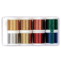 Madeira Threads Gift Box: Metallic: Classic: 8 x 200m: Spools  - The Sewing Studio