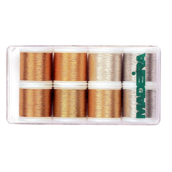 Madeira Threads Gift Box, Metallic, Heavy Metal: 8 x 200m: Spools  - The Sewing Studio