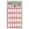 Makower Christmas Wishes Advent Fabric Panel 039-1 Main Image