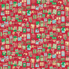 Makower Christmas Wishes Gifts Galore Red 034-R Main Image