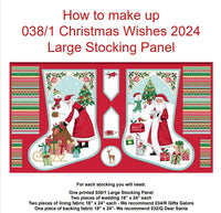 Makower Download Free How to Make Makower Christmas Wishes Stocking Panel