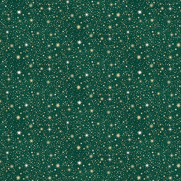 Makower Enchanted Celestial Green 028-G Main Image