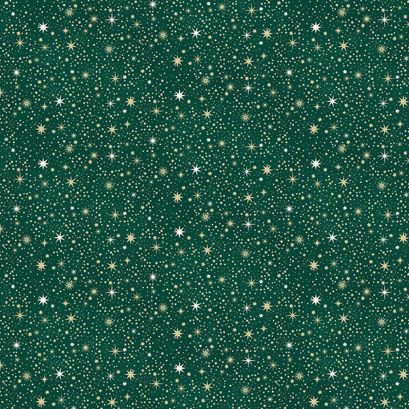 Makower Enchanted Celestial Green 028-G Main Image